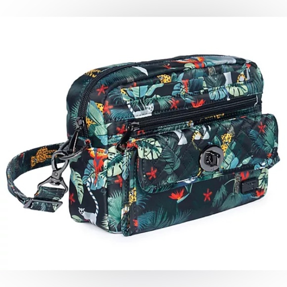 Lug Switch Crossbody Organizer & Peekaboo Jungle Animal Print Bags RFID Travel